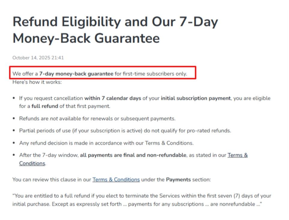 Helium 10 Refund Eligibility
